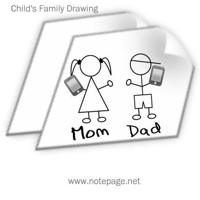 Family Drawing Cartoon